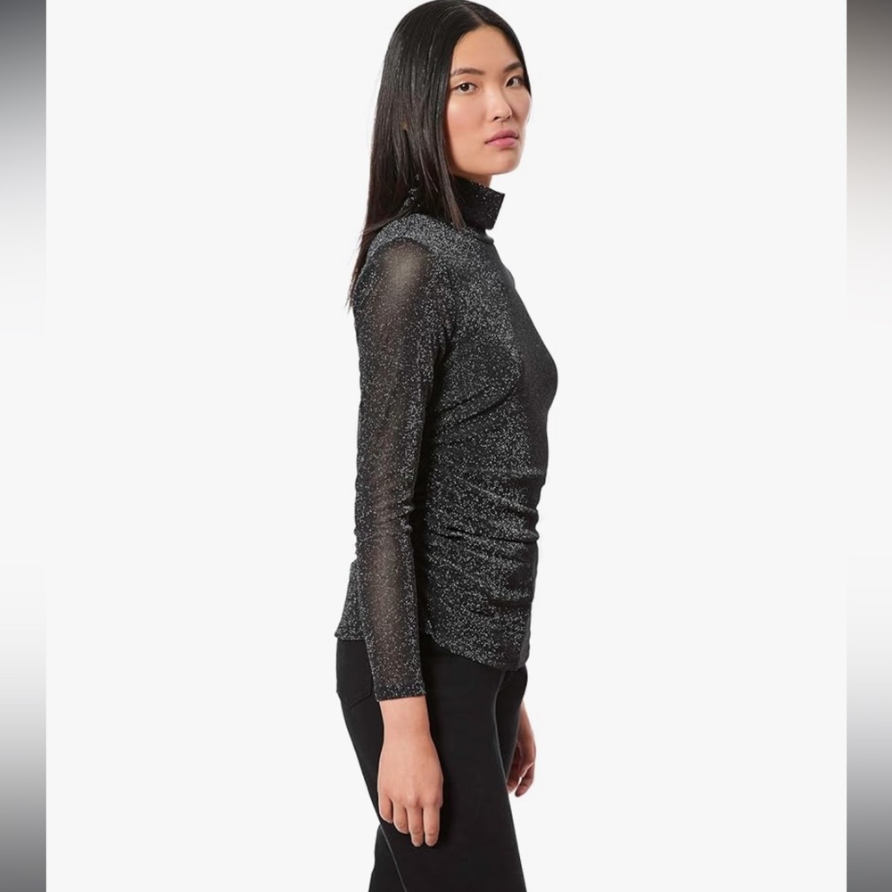 Cable & Gauge Black Sparkle Blouse - Picture 4 of 7